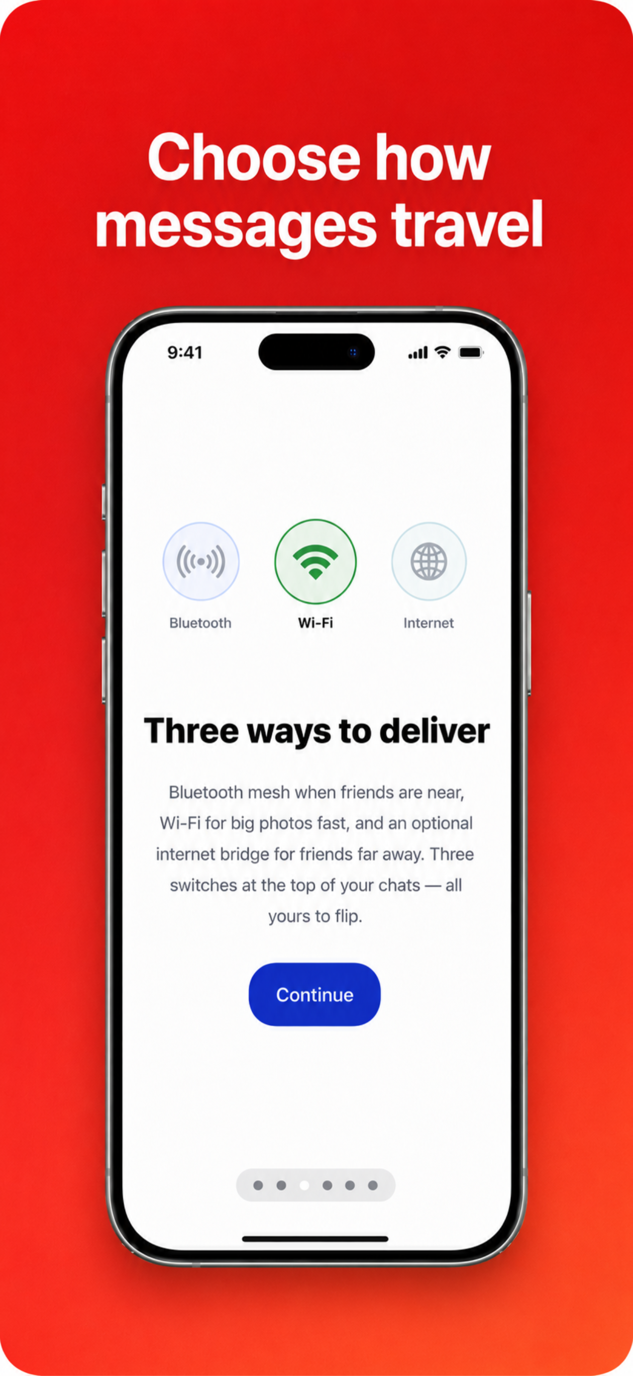 Choose how messages travel