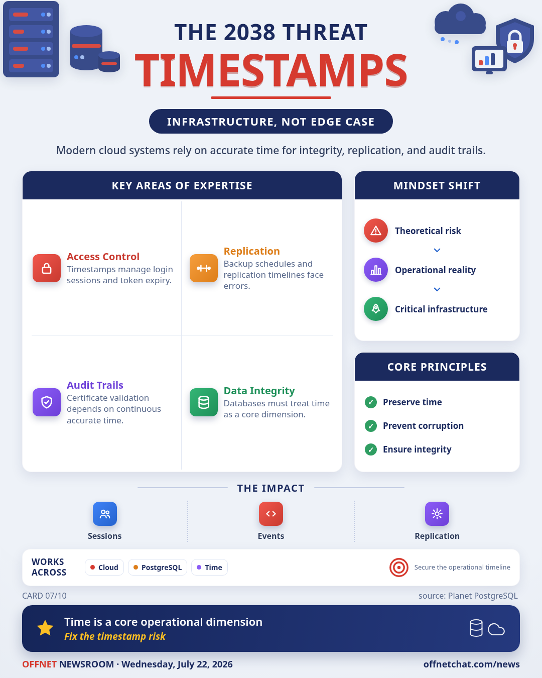 PostgreSQL and the 2038 Problem: Why Timestamps Matter Now